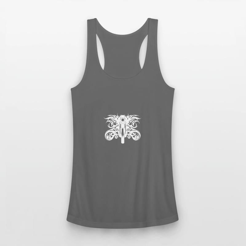 Tattoo Wild Flames Style Motor Racing