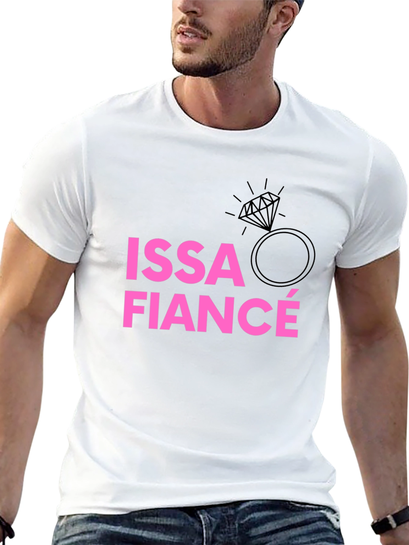 ISSA FIANCÉ Graphic Tee - Engagement Shirt