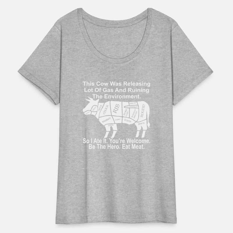 This Cow Was Ruining The Environment So I Ate It ©