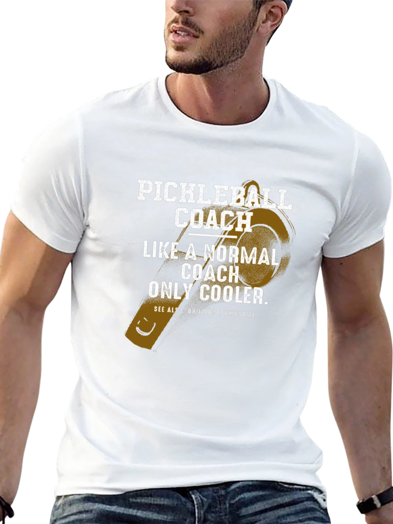 Pickleball Coach T-Shirt - Normal Coach Only Cooler