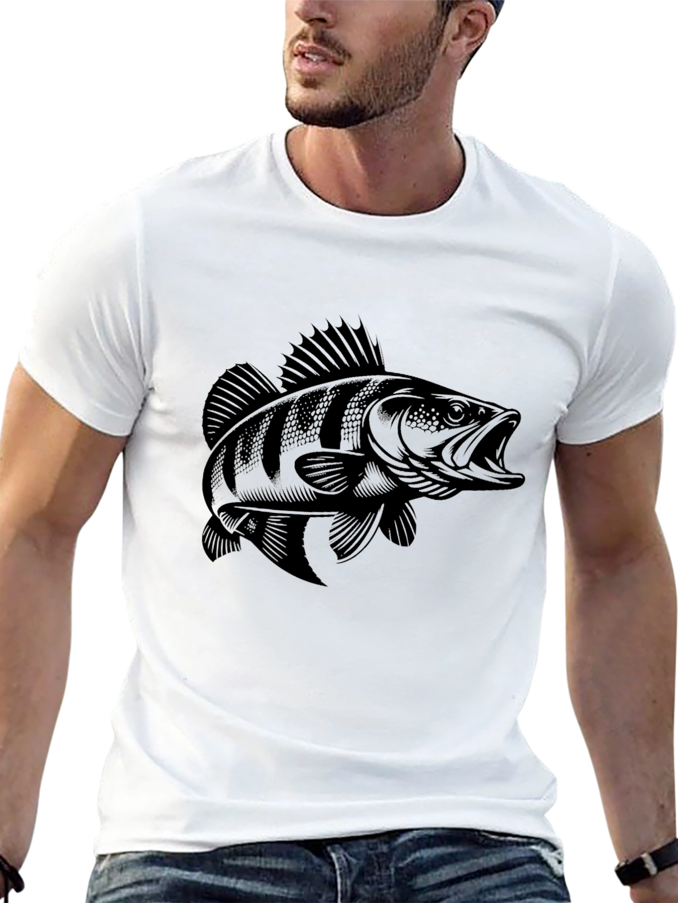 Black Fish Graphic Tee - Anglers Style