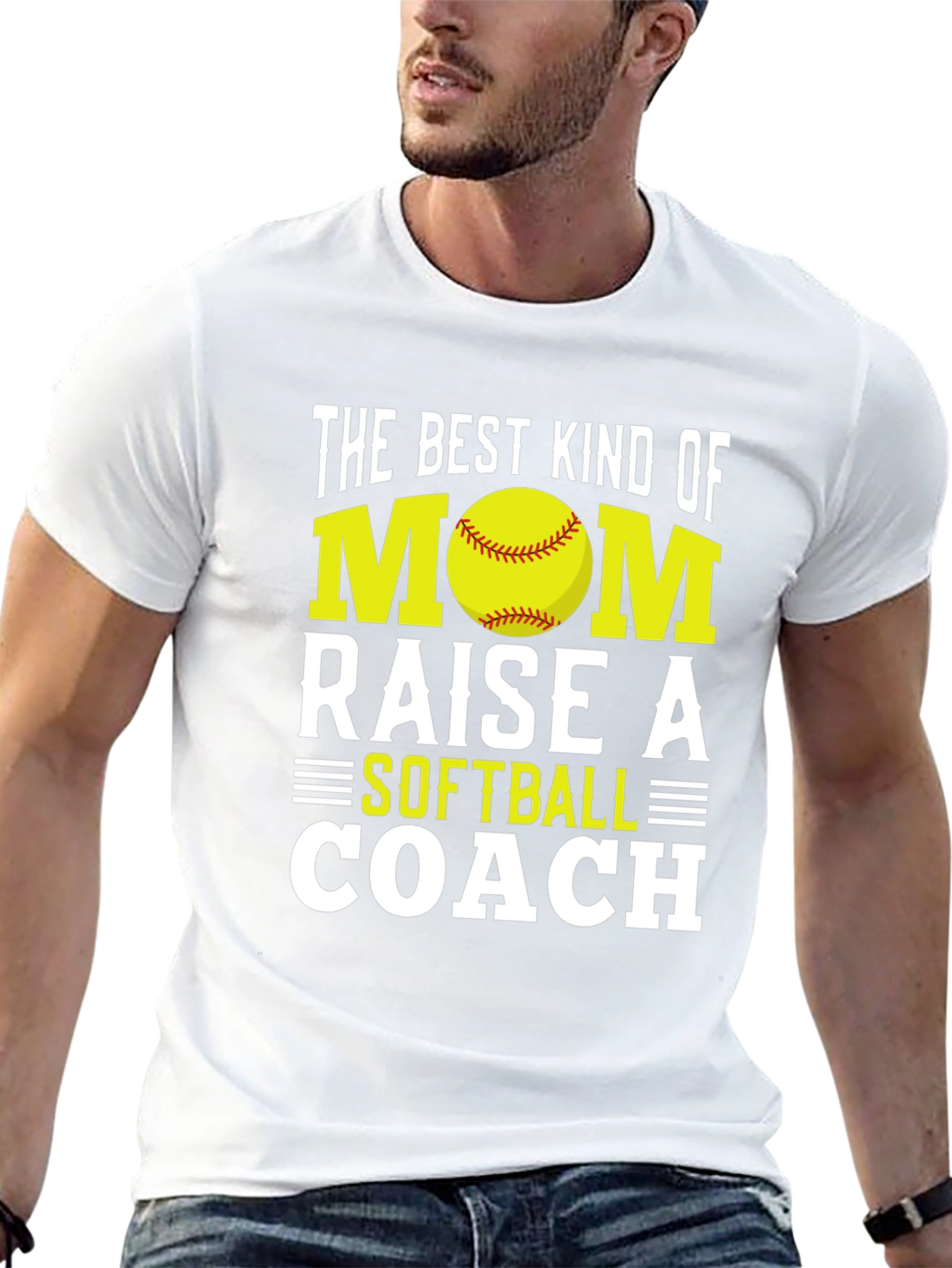 Softball Mom Coach Graphic T-Shirt