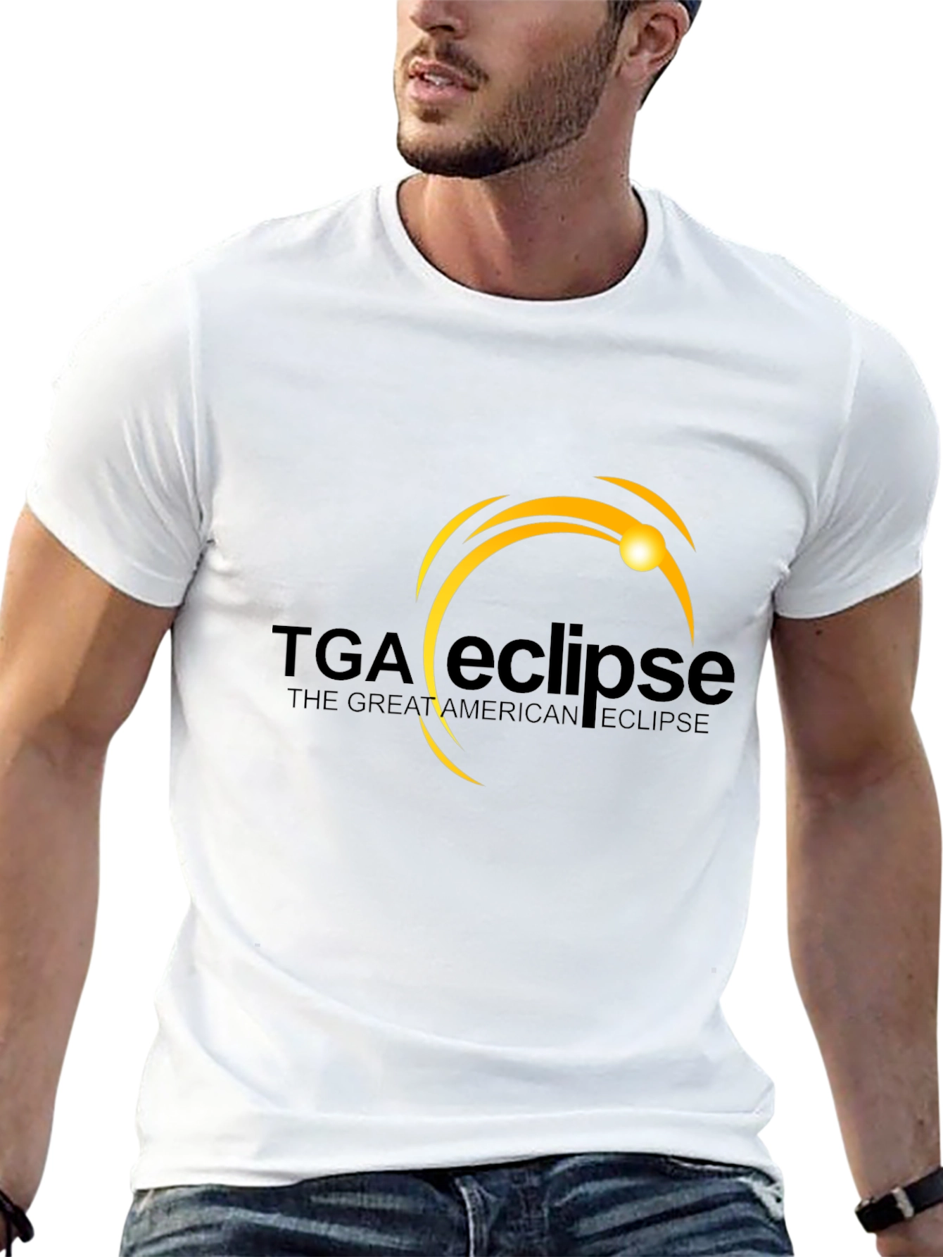 Great American Eclipse TGA Black Tee
