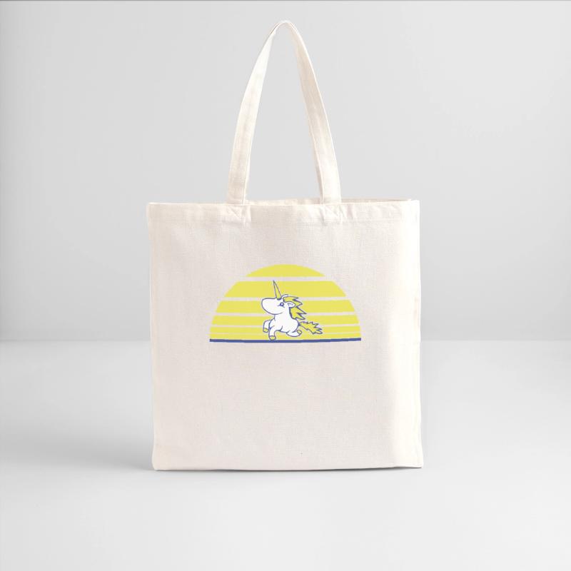 Unicorn jumps sun stripes rides sweet gallop cute