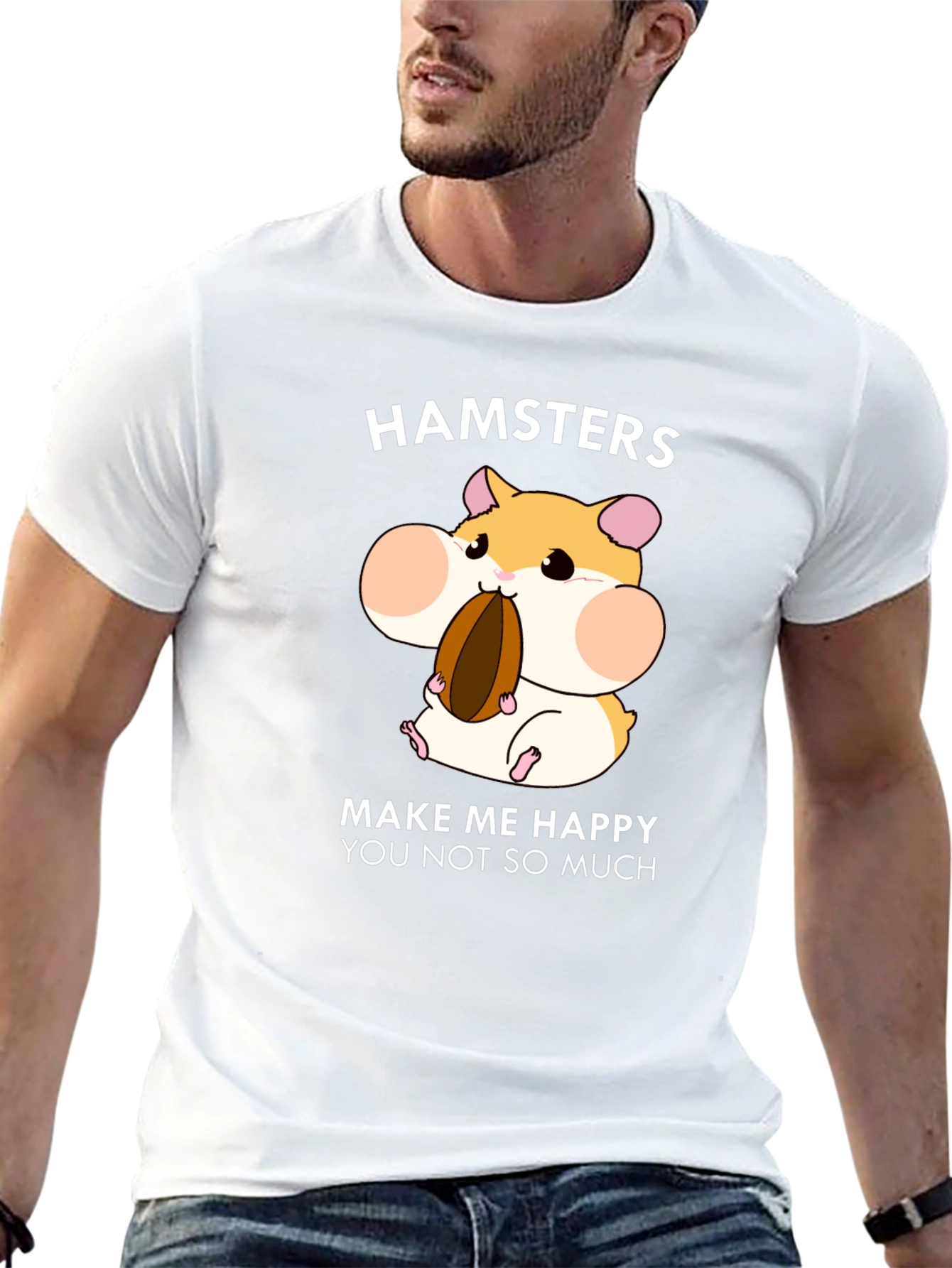 Hamsters Make Me Happy T-Shirt