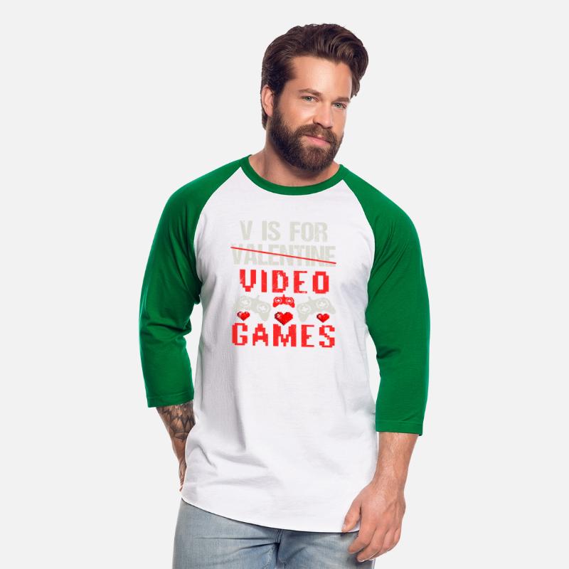 V is for Video Games Valentines Day Gamer Men Boys