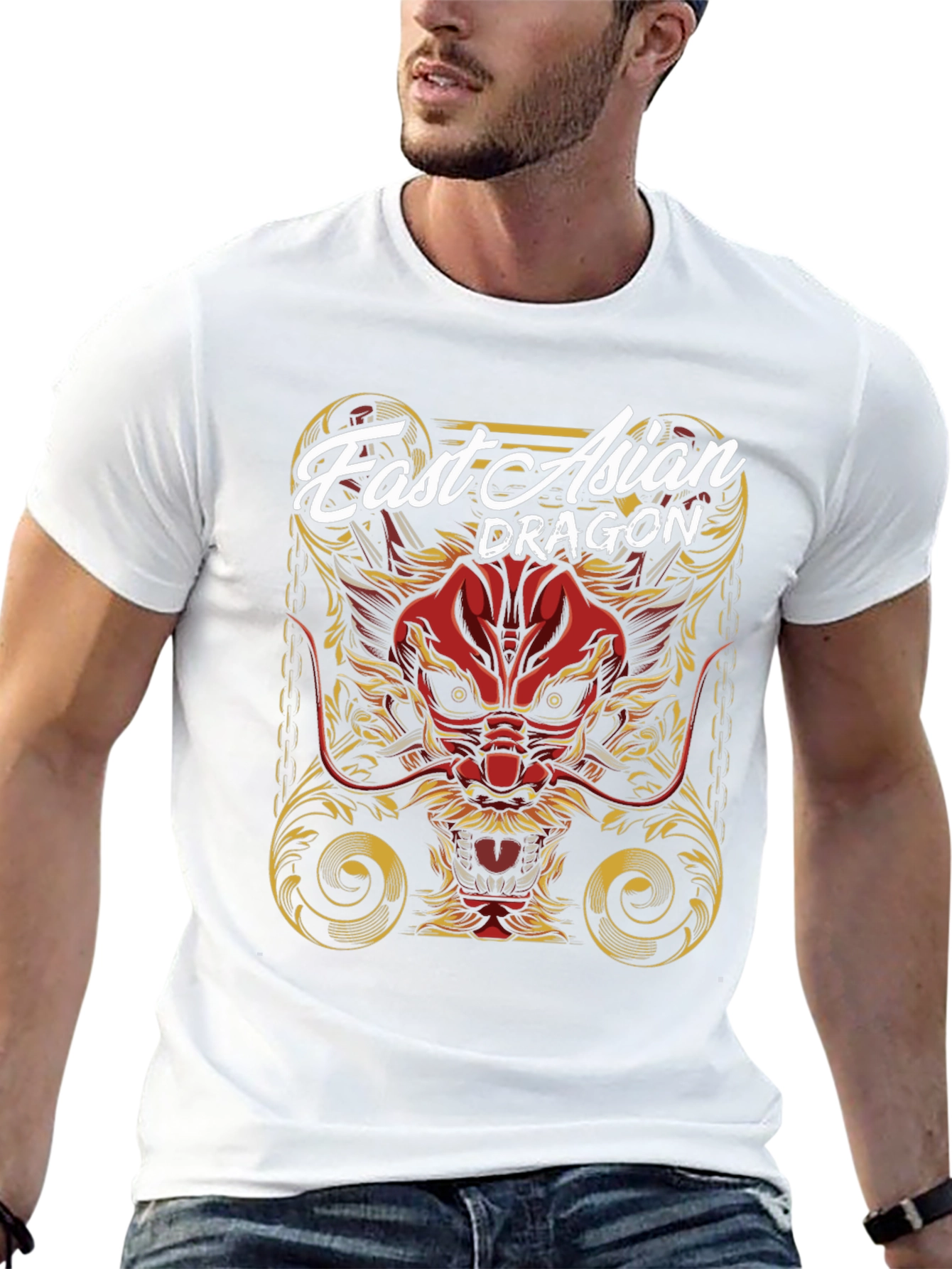 Fast Asian Dragon Graphic Tee
