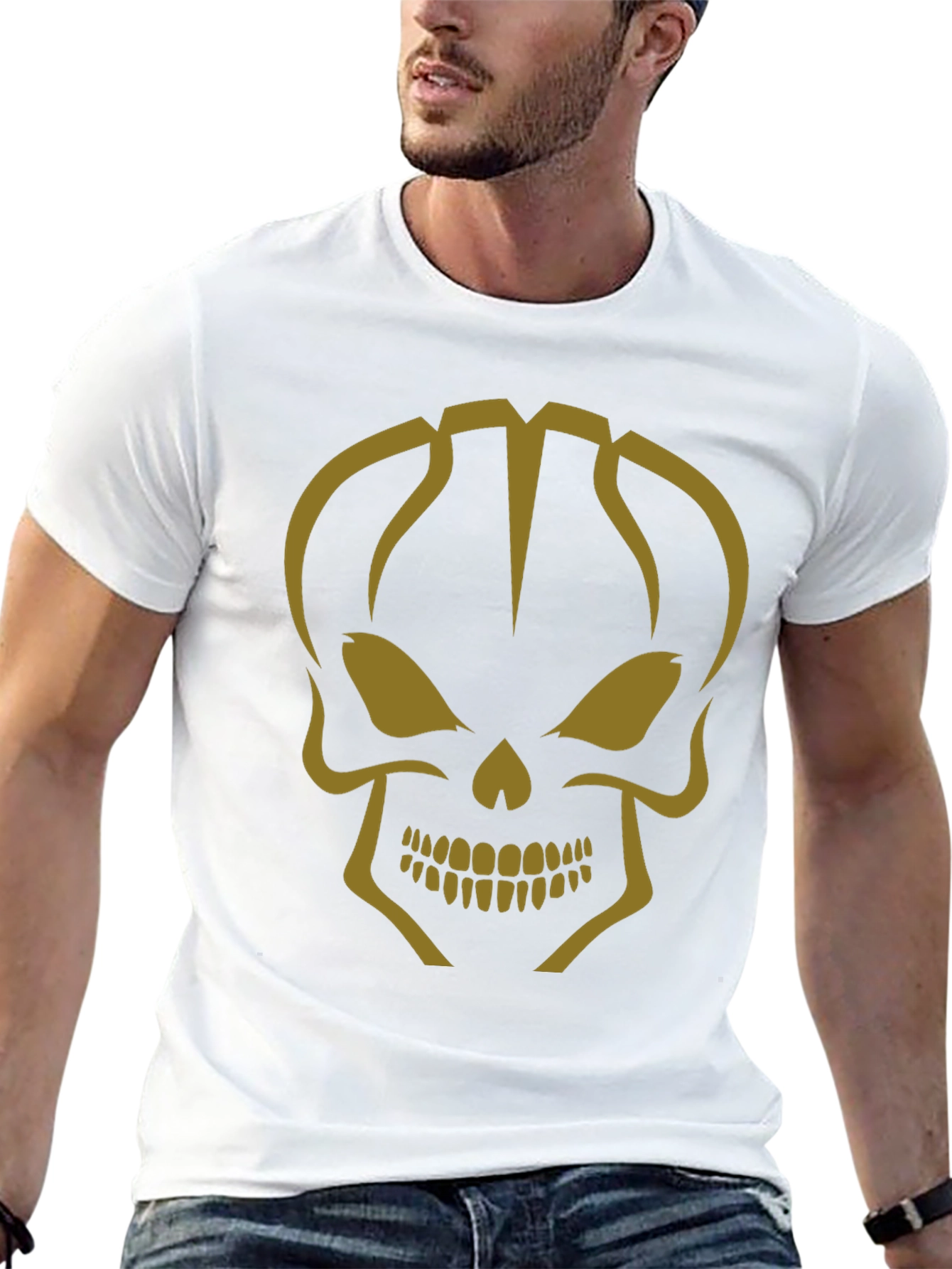 Skull Graphic Tee - Bold & Edgy Design