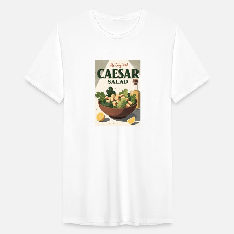 Vintage Caesar Salad Poster – Retro Kitchen Art