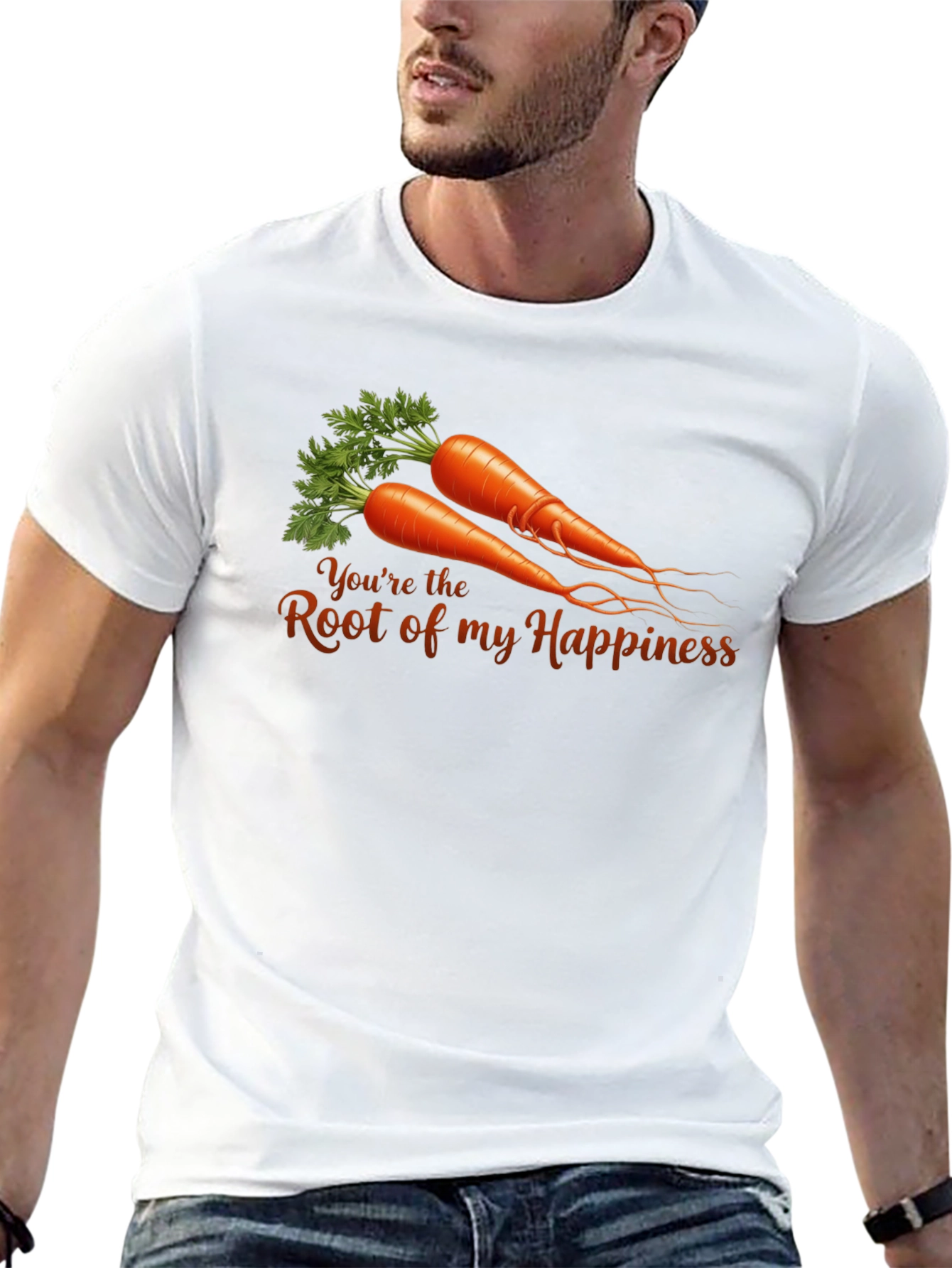 Root of My Happiness Carrot T-Shirt