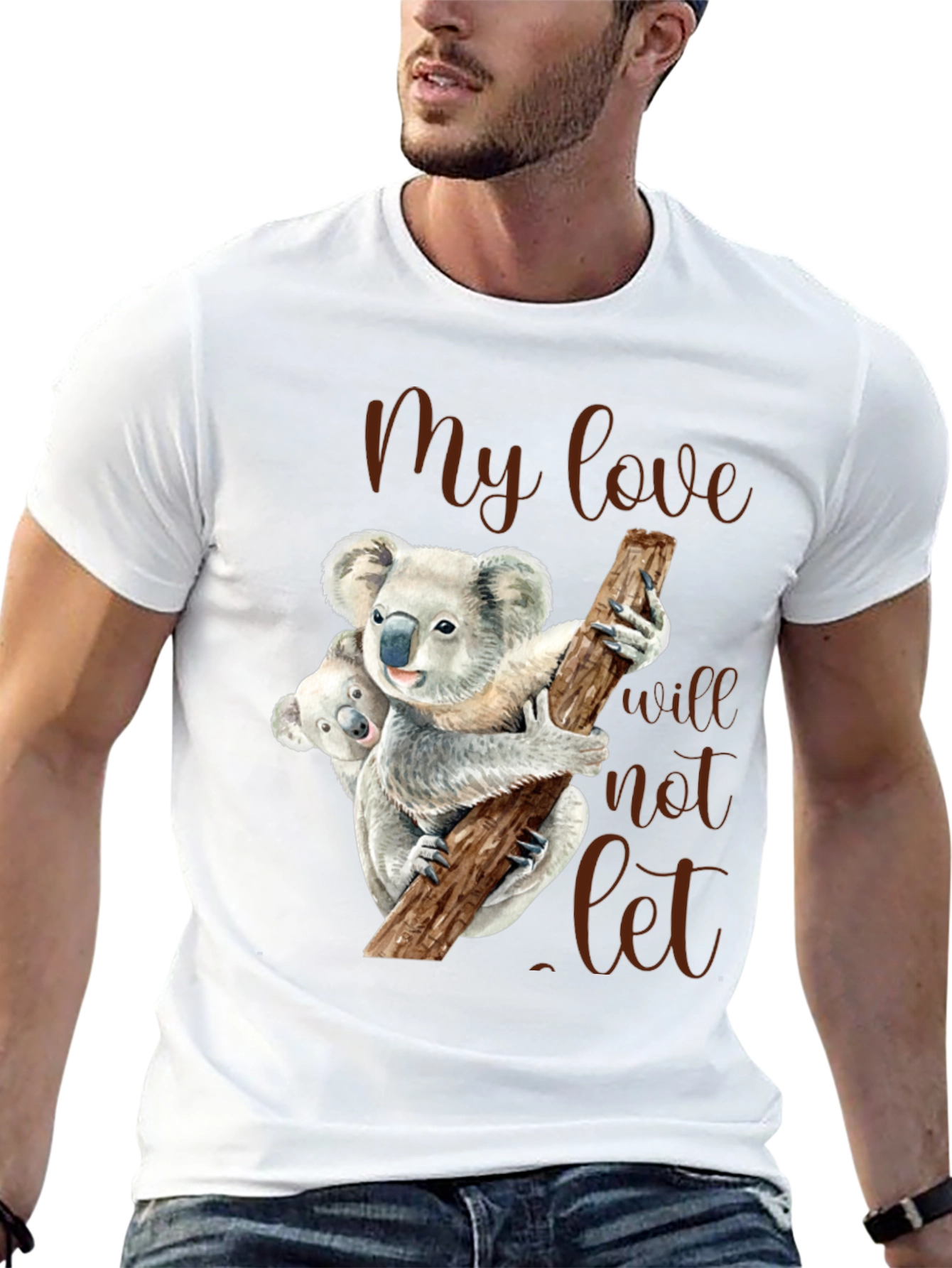 Koala Love Graphic T-Shirt - Unisex Comfort