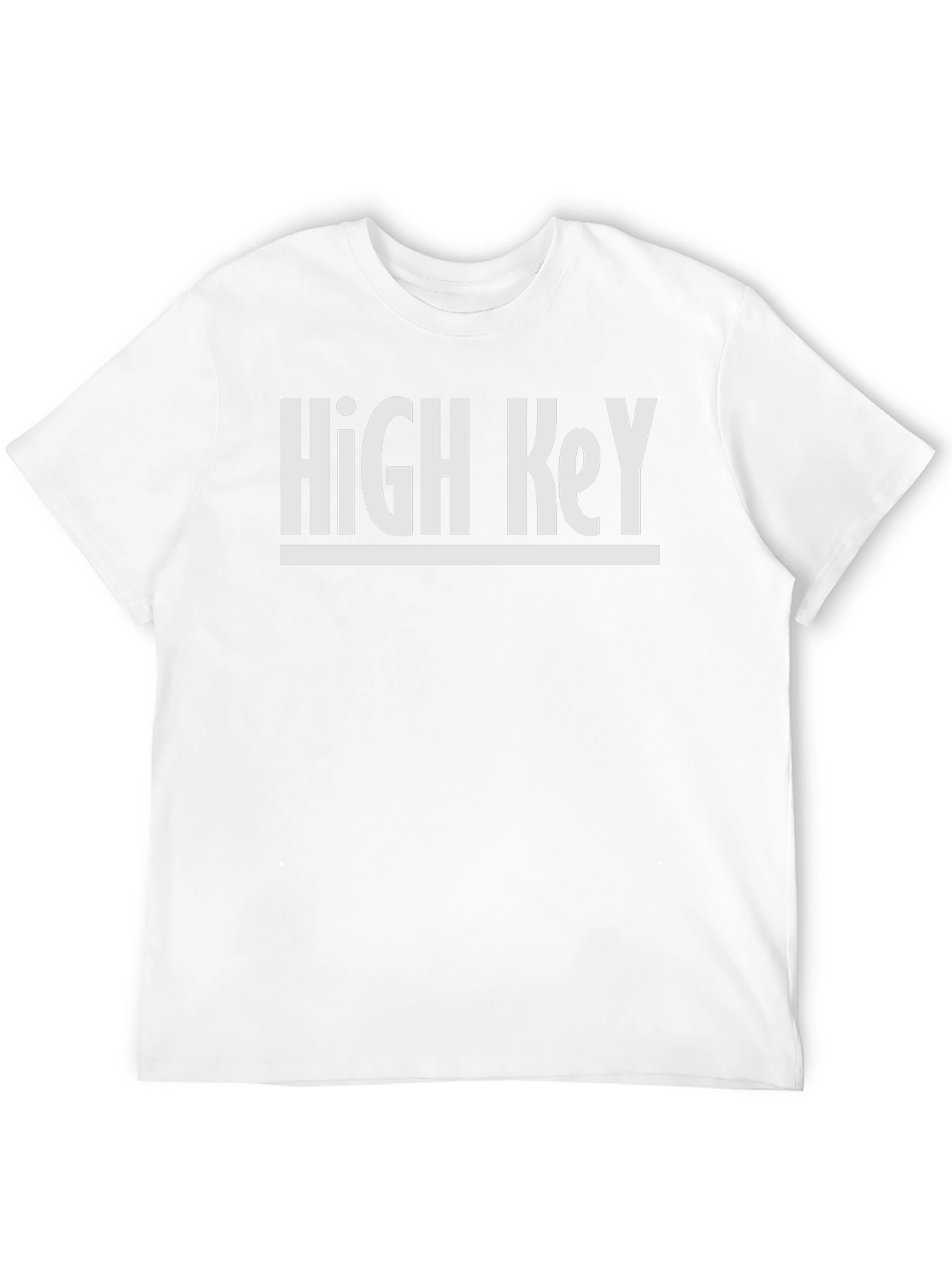 High Key Graphic Tee - Mens Black T-Shirt