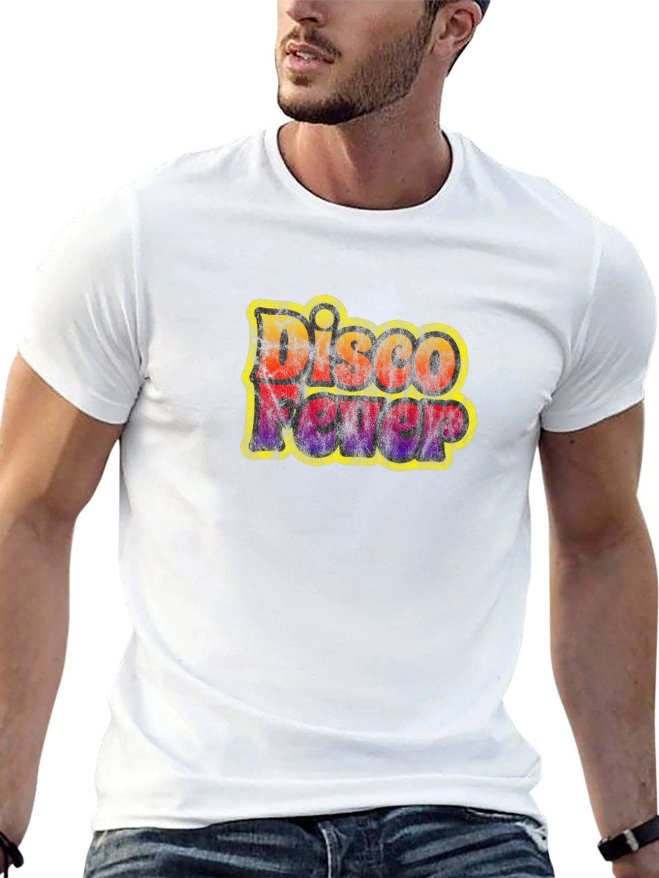 Retro Disco Fever Graphic T-Shirt
