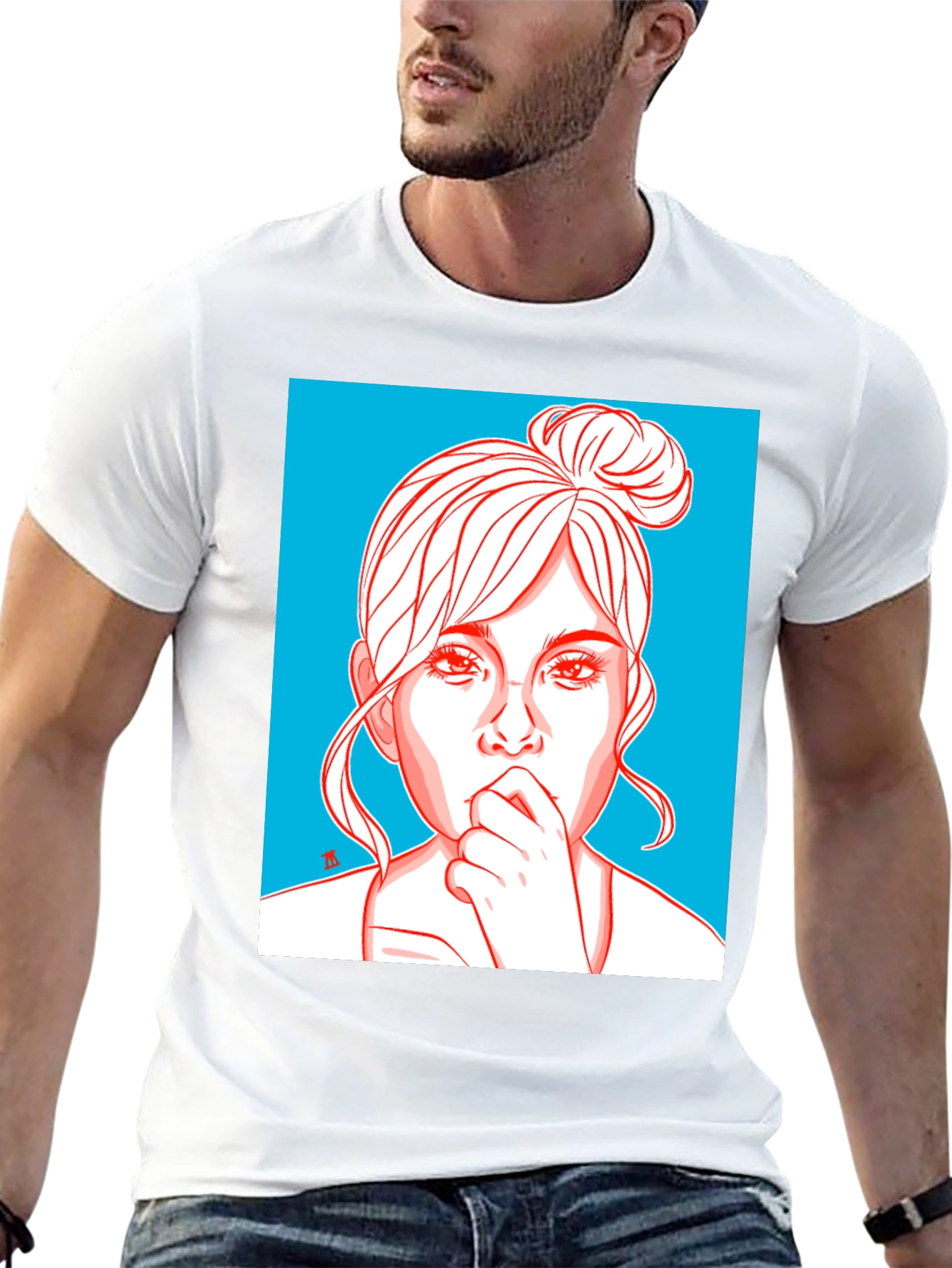 Graphic Tee - Woman Portrait