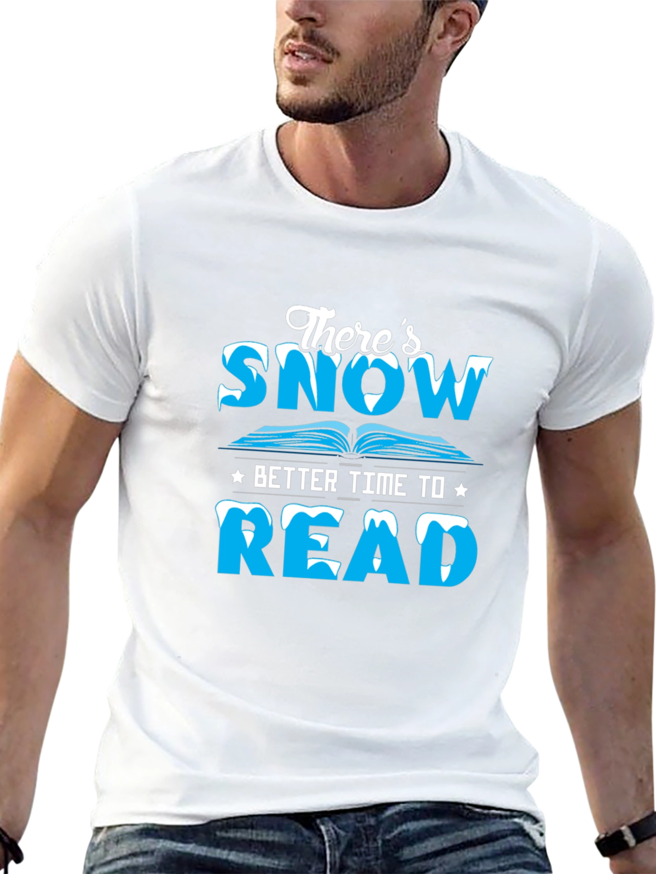 Snow Better Time To Read Graphic Tee
