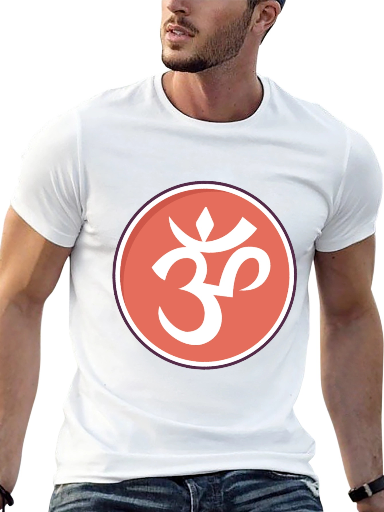 Om Symbol Graphic T-Shirt - Casual Comfort
