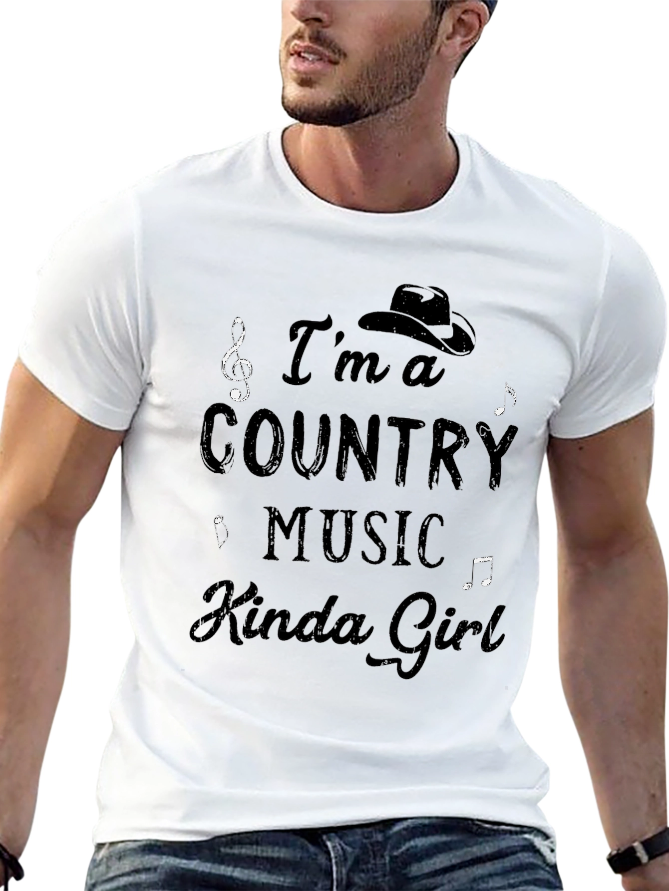 Country Music Girl Graphic T-Shirt
