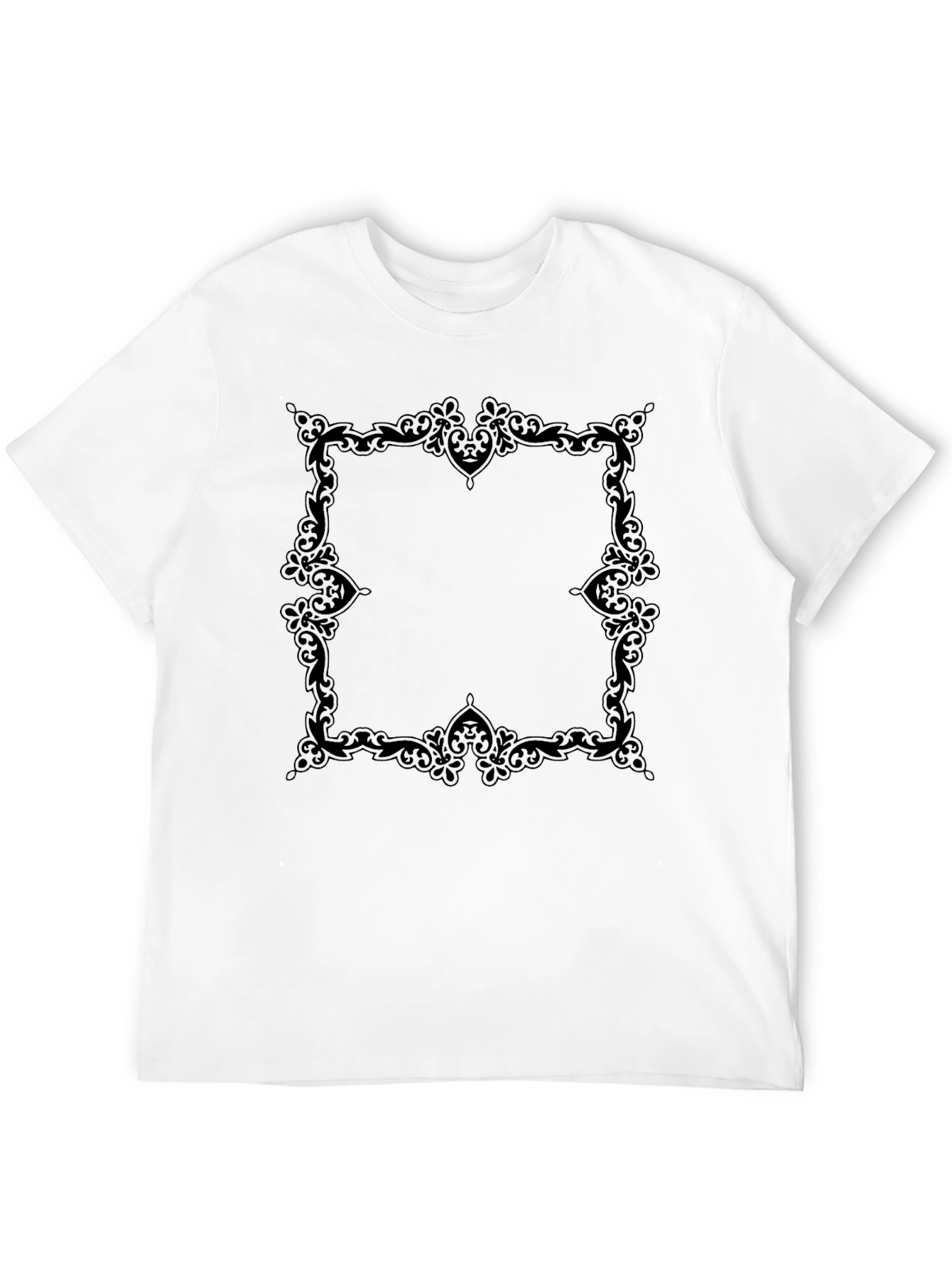 Black Ornate Framed Tee