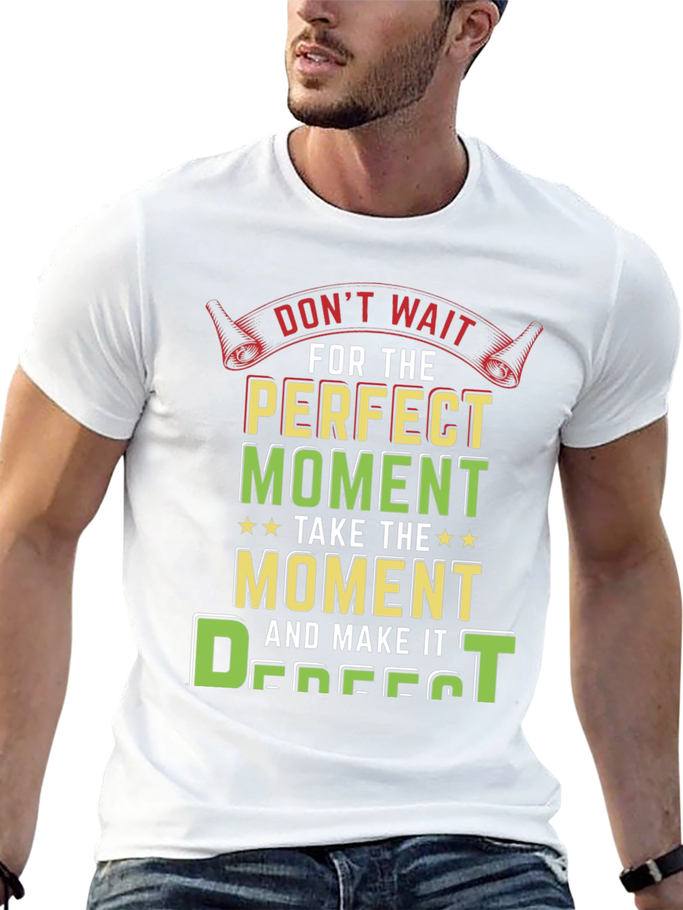Perfect Moment Graphic Tee - Inspirational Design