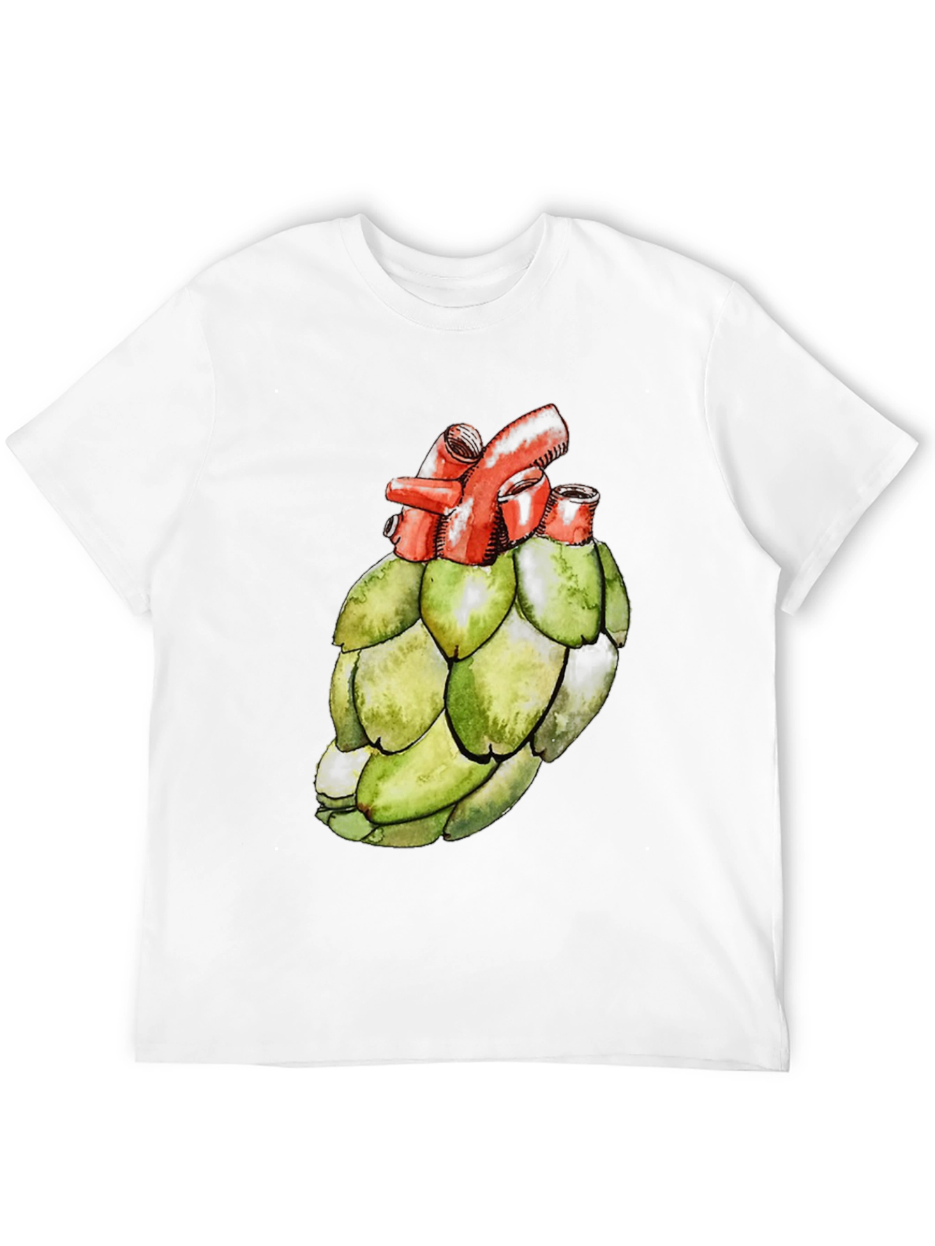 Anatomical Artichoke Heart Black Tee