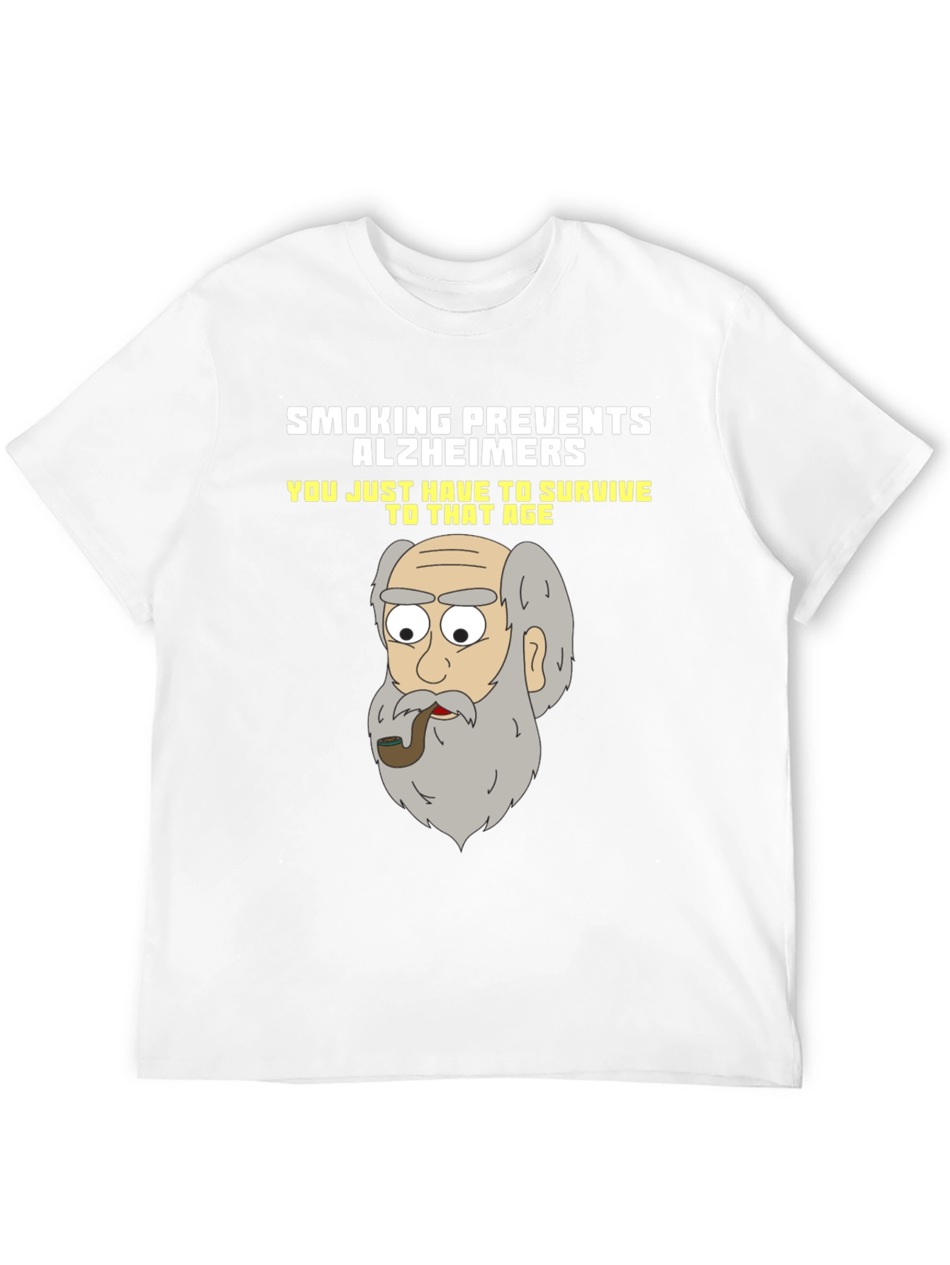 Smoking Prevents Alzheimers Novelty T-Shirt