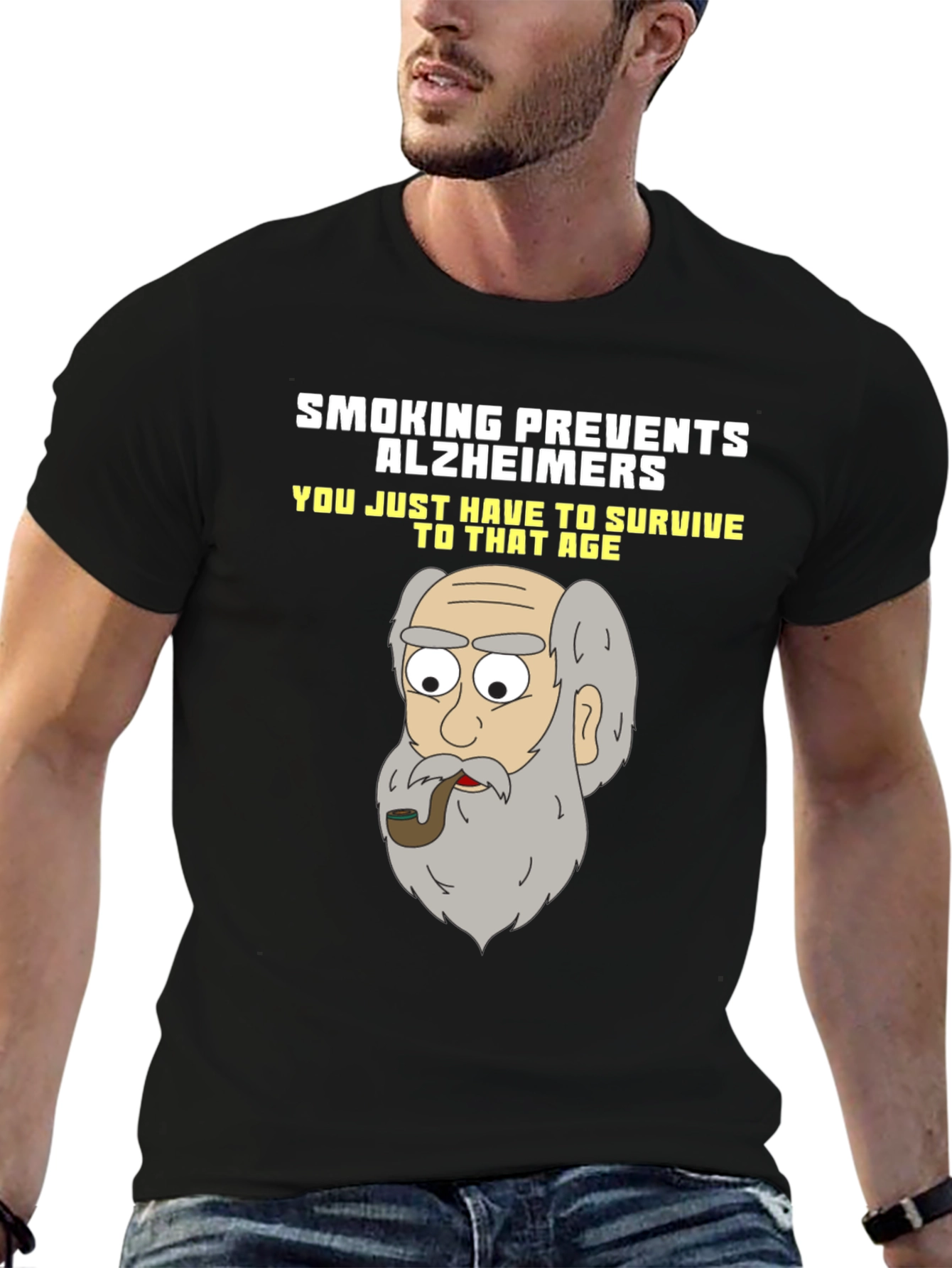 Smoking Prevents Alzheimers Novelty T-Shirt