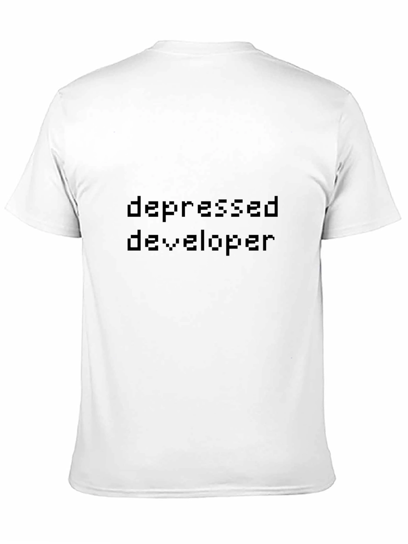 Depressed Developer T-Shirt - Dark Humor Tee