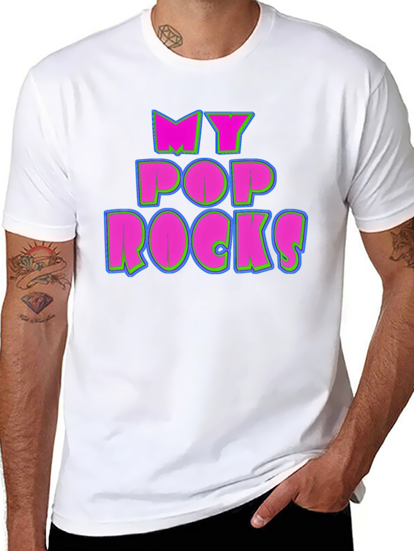 My Pop Rocks T-Shirt - Novelty Graphic Tee
