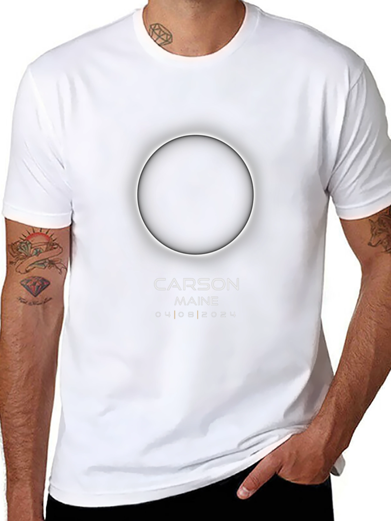 Total Solar Eclipse T-Shirt - Carson Maine 2024