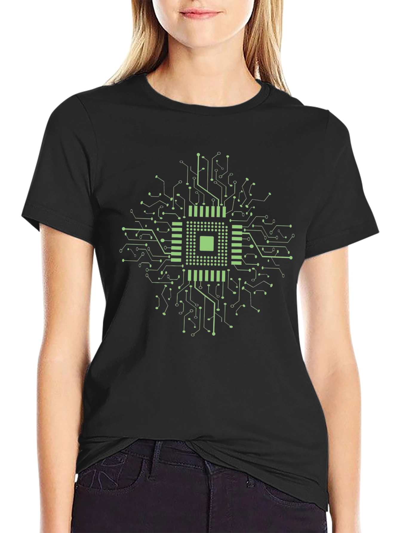 Circuit Board Graphic Tee - Geek Chic Style