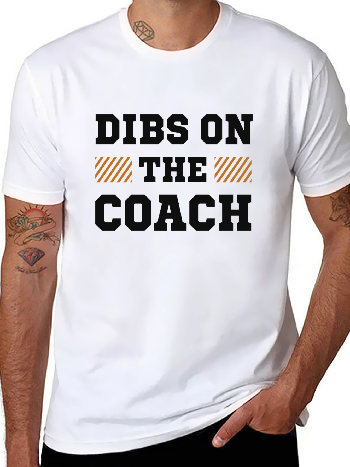 Dibs on the Coach T-Shirt - Novelty Graphic Tee