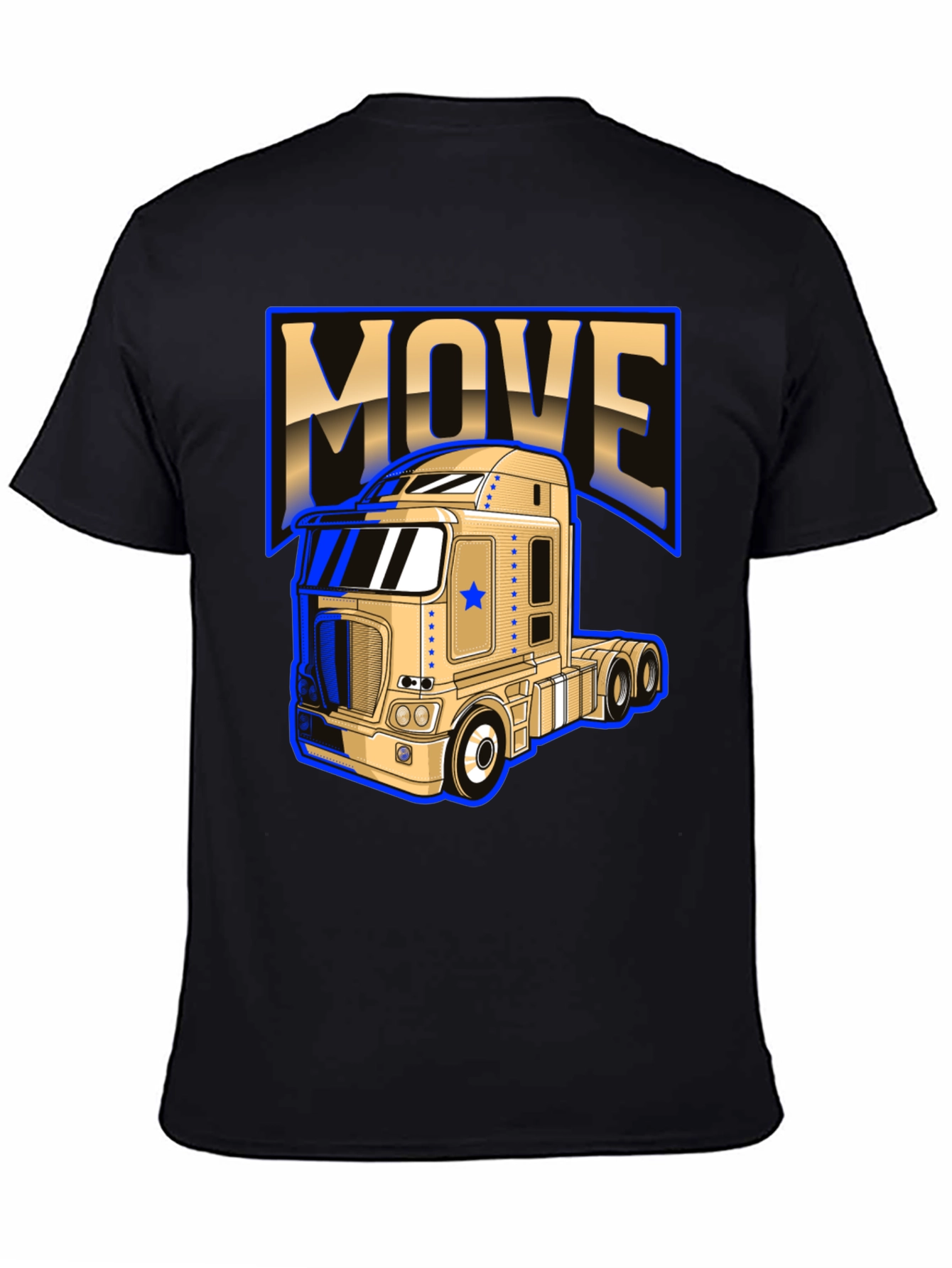 Move Trucker T-Shirt - Bold Graphic Design