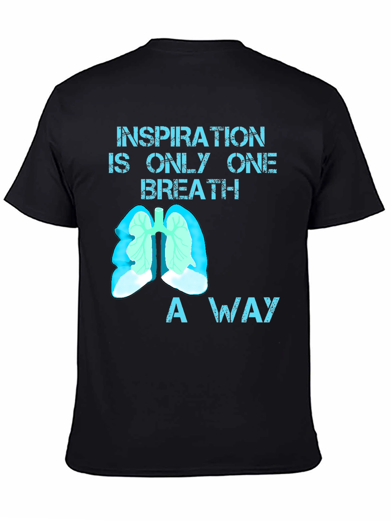 Inspiration Breath Lung Graphic T-Shirt