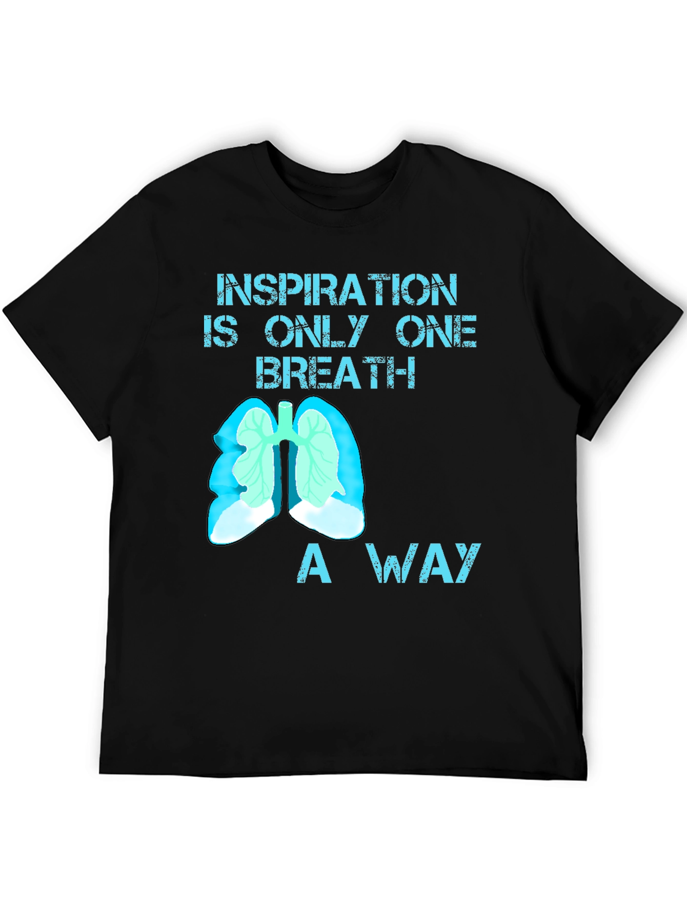 Inspiration Breath Lung Graphic T-Shirt