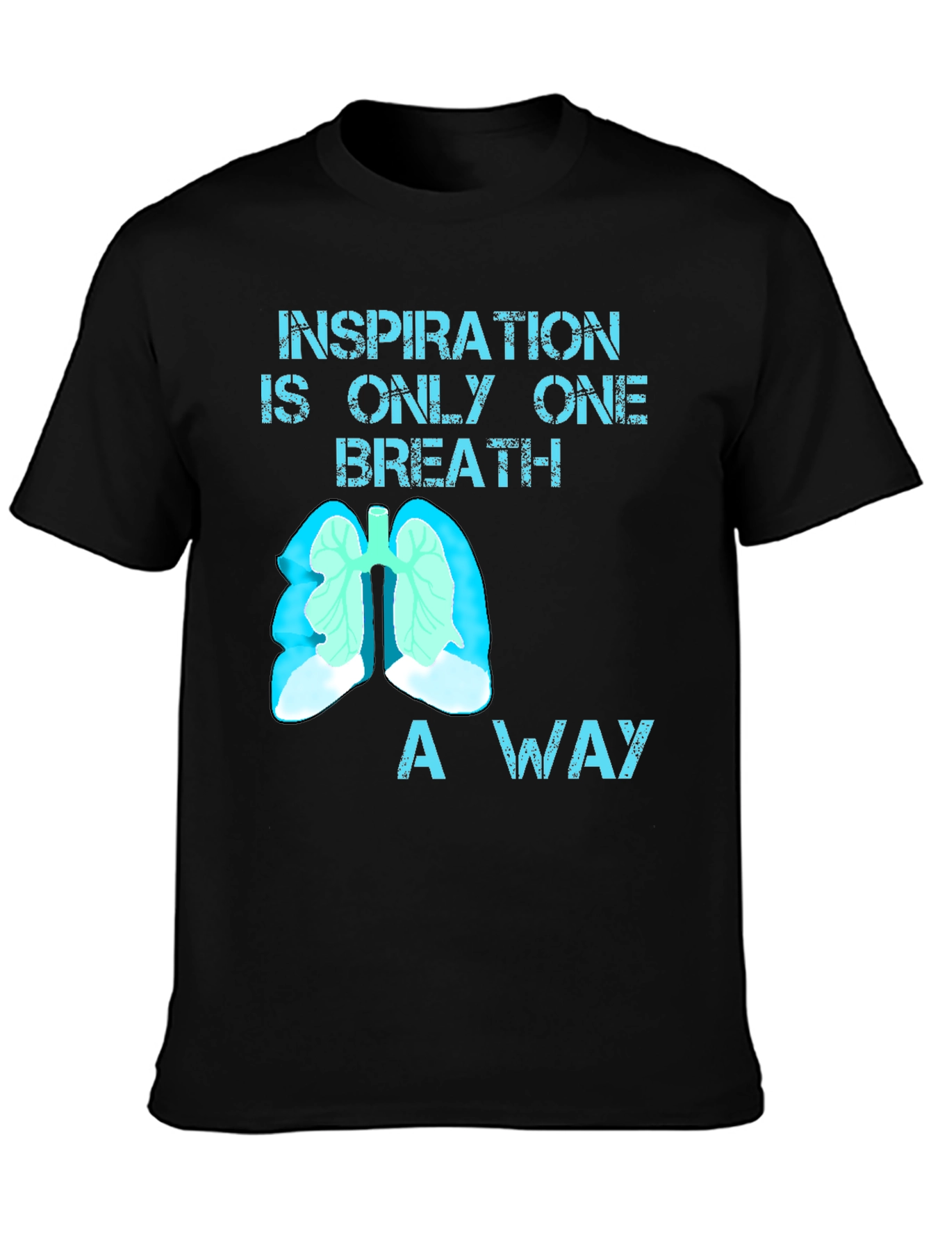 Inspiration Breath Lung Graphic T-Shirt