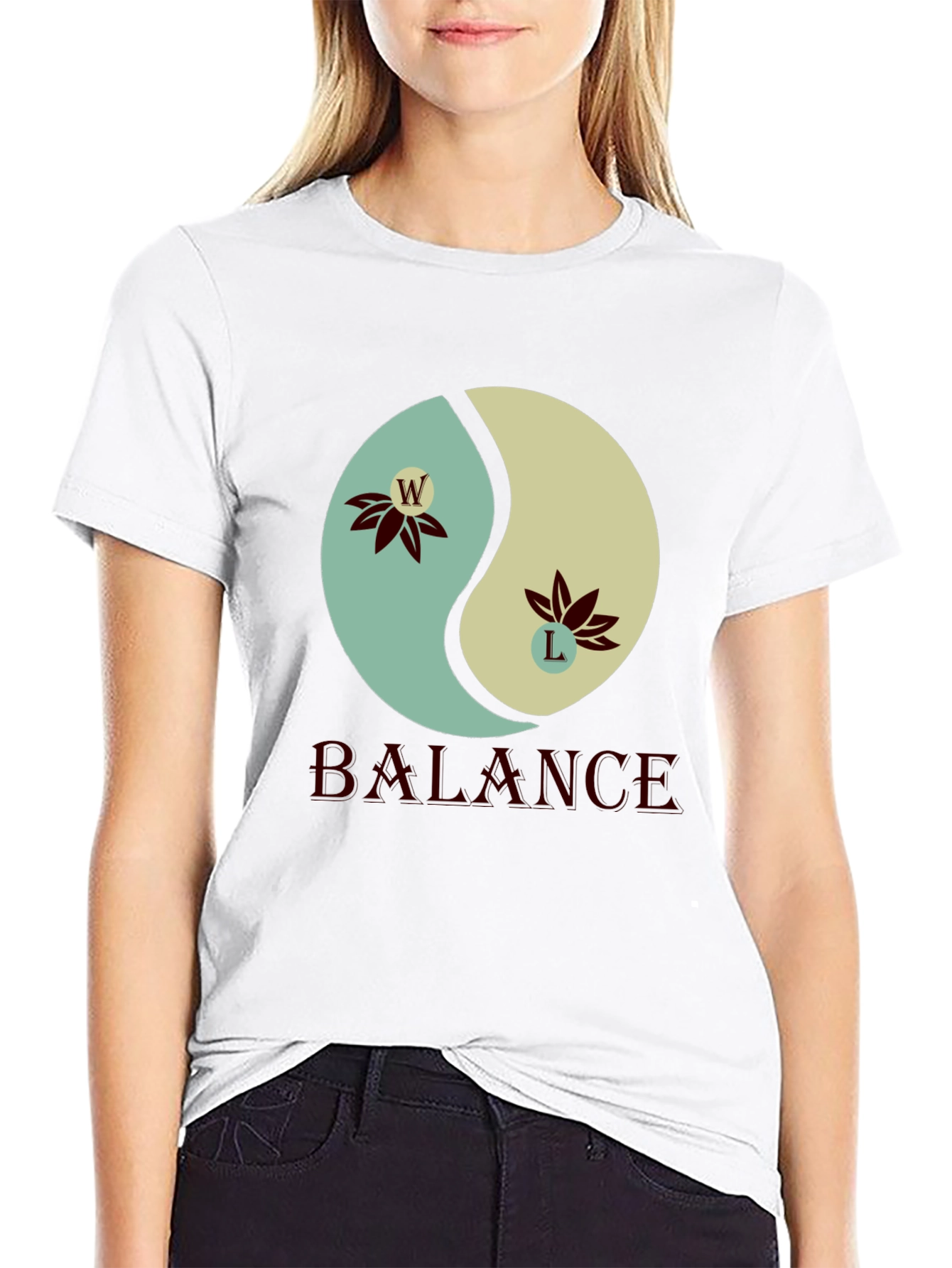 Yin Yang Balance Graphic T-Shirt - Harmony & Style