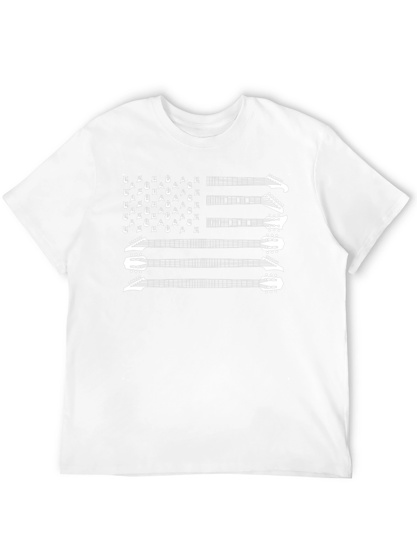 Guitar Flag Graphic T-Shirt