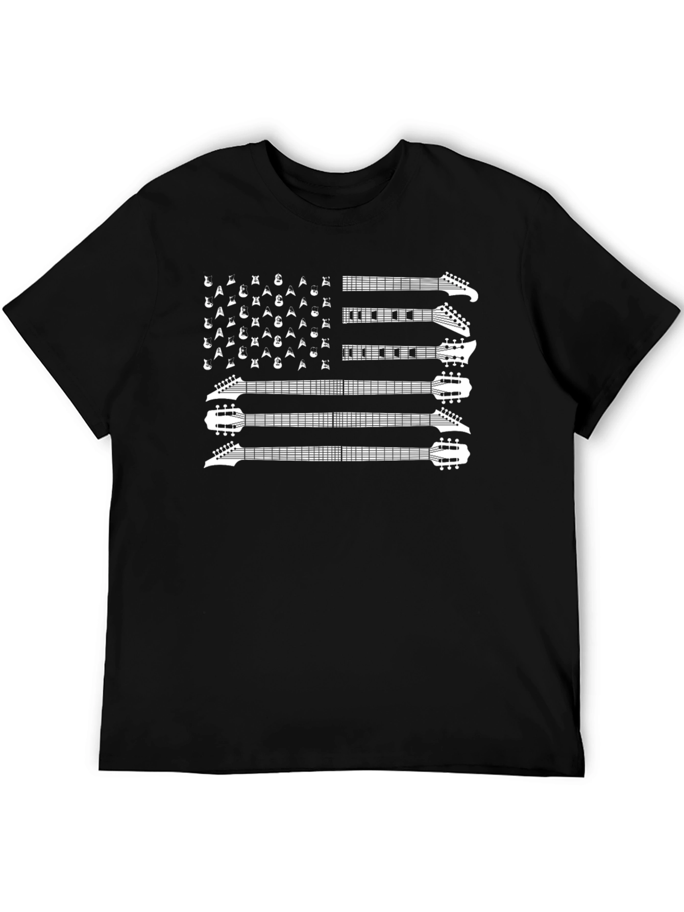 Guitar Flag Graphic T-Shirt