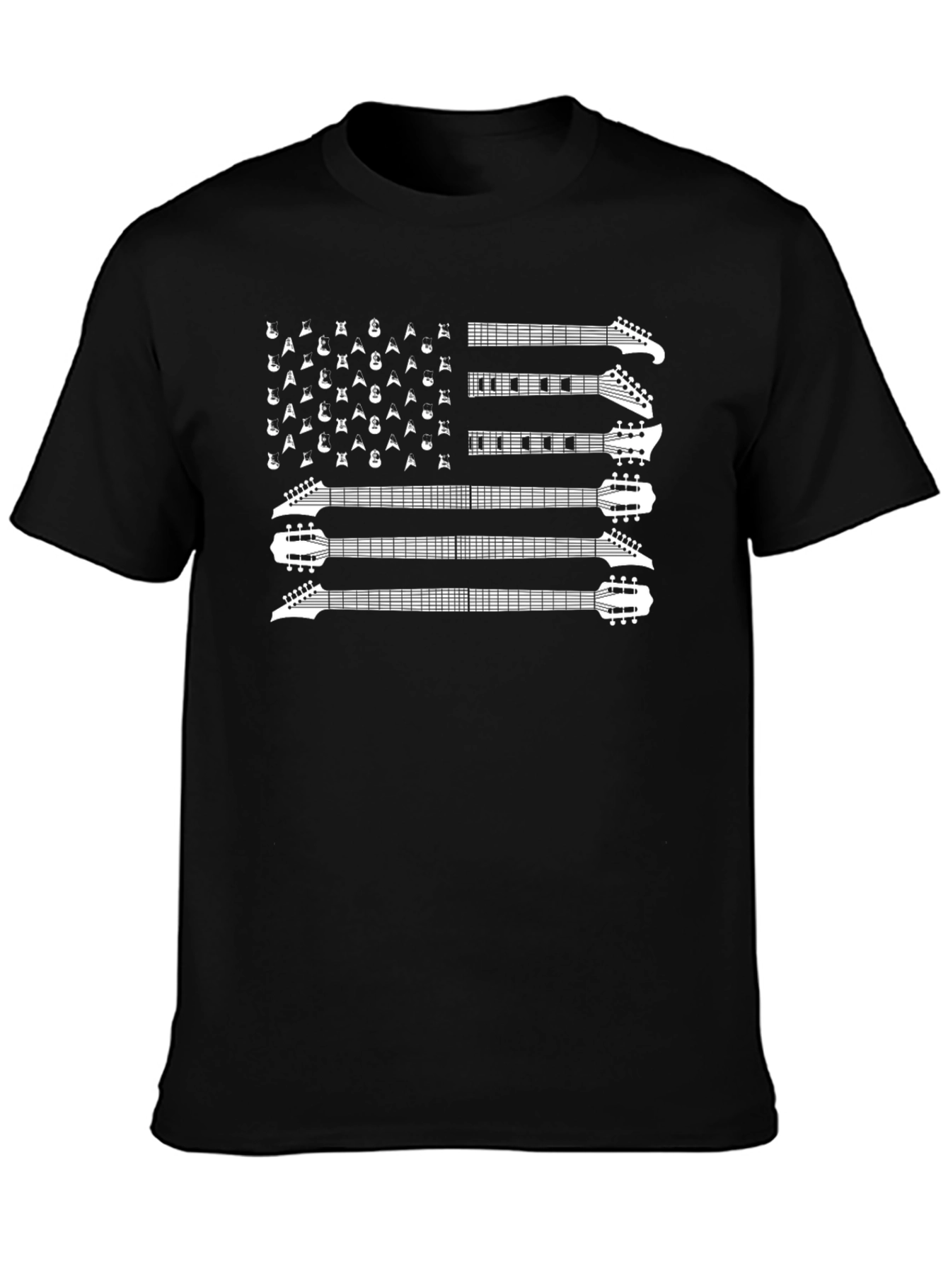 Guitar Flag Graphic T-Shirt