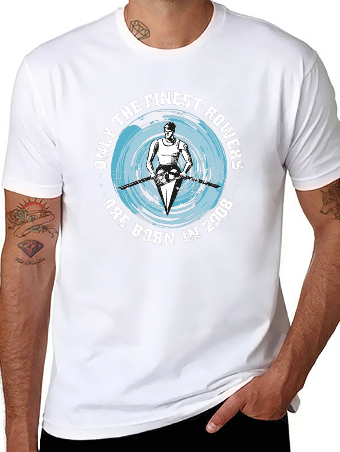 Finest Rowers Born in 2008 Graphic Tee