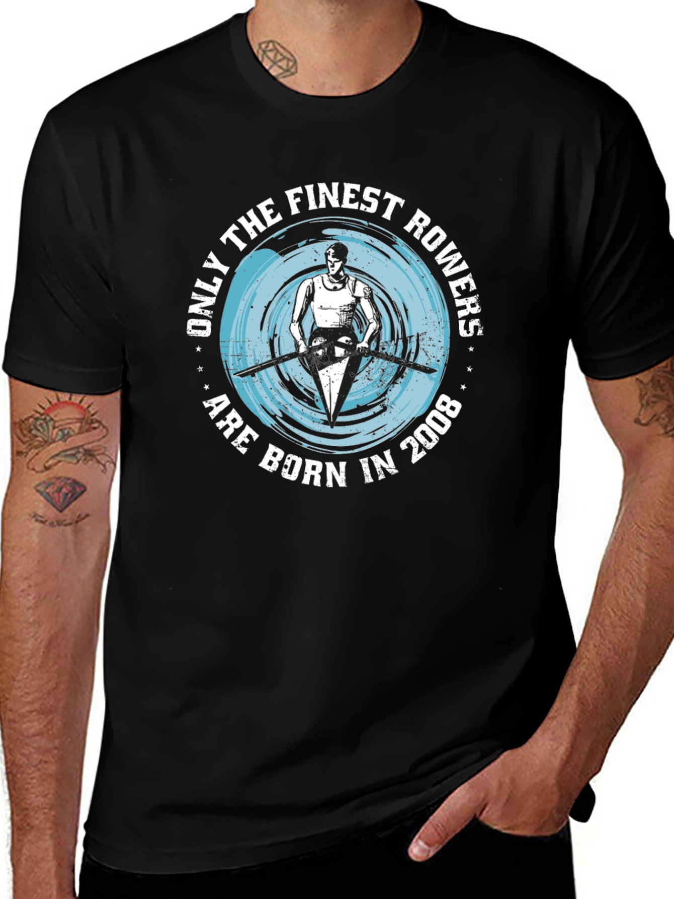 Finest Rowers Born in 2008 Graphic Tee