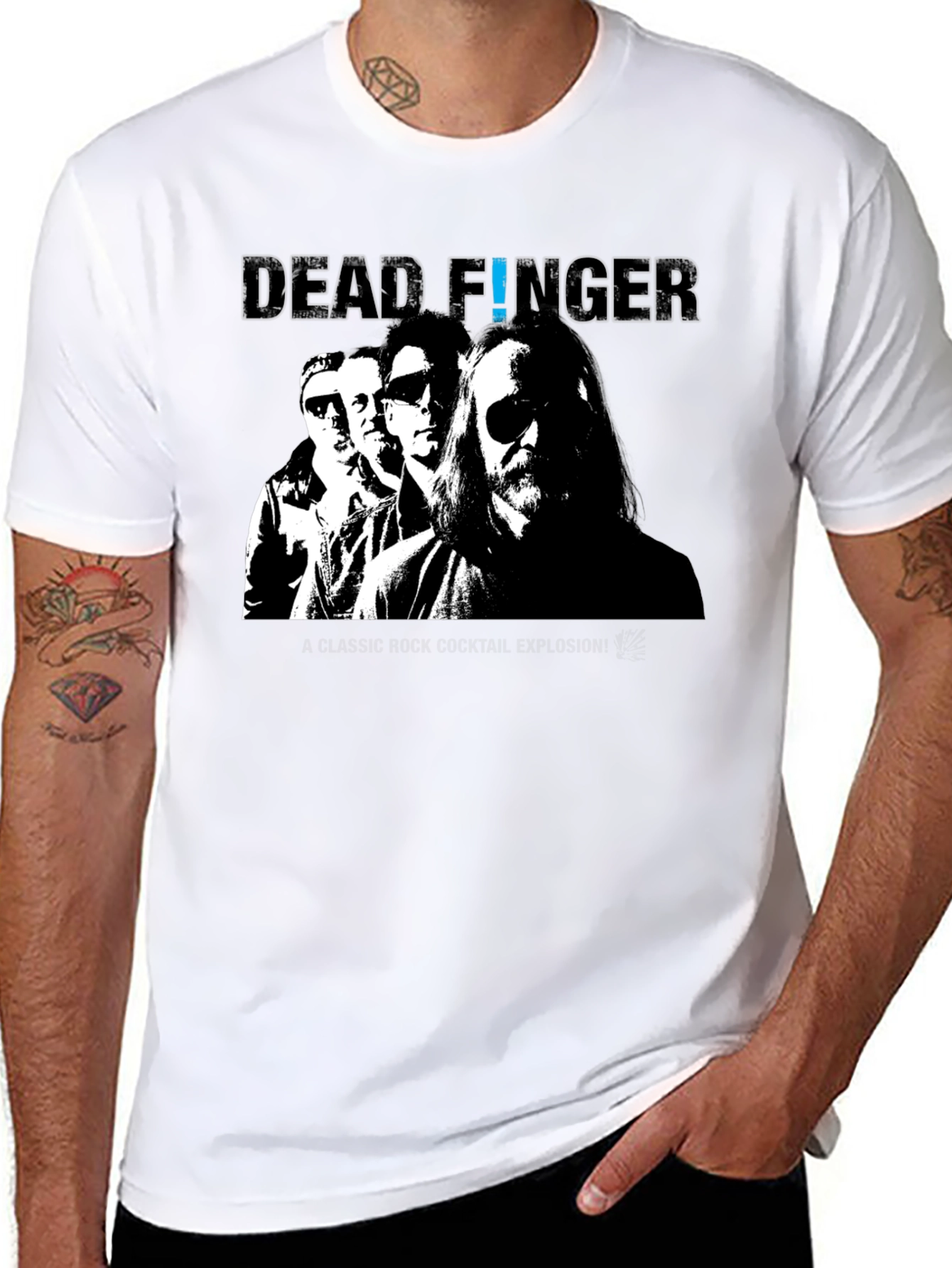 Dead Finger Band T-Shirt | Black Music Tee