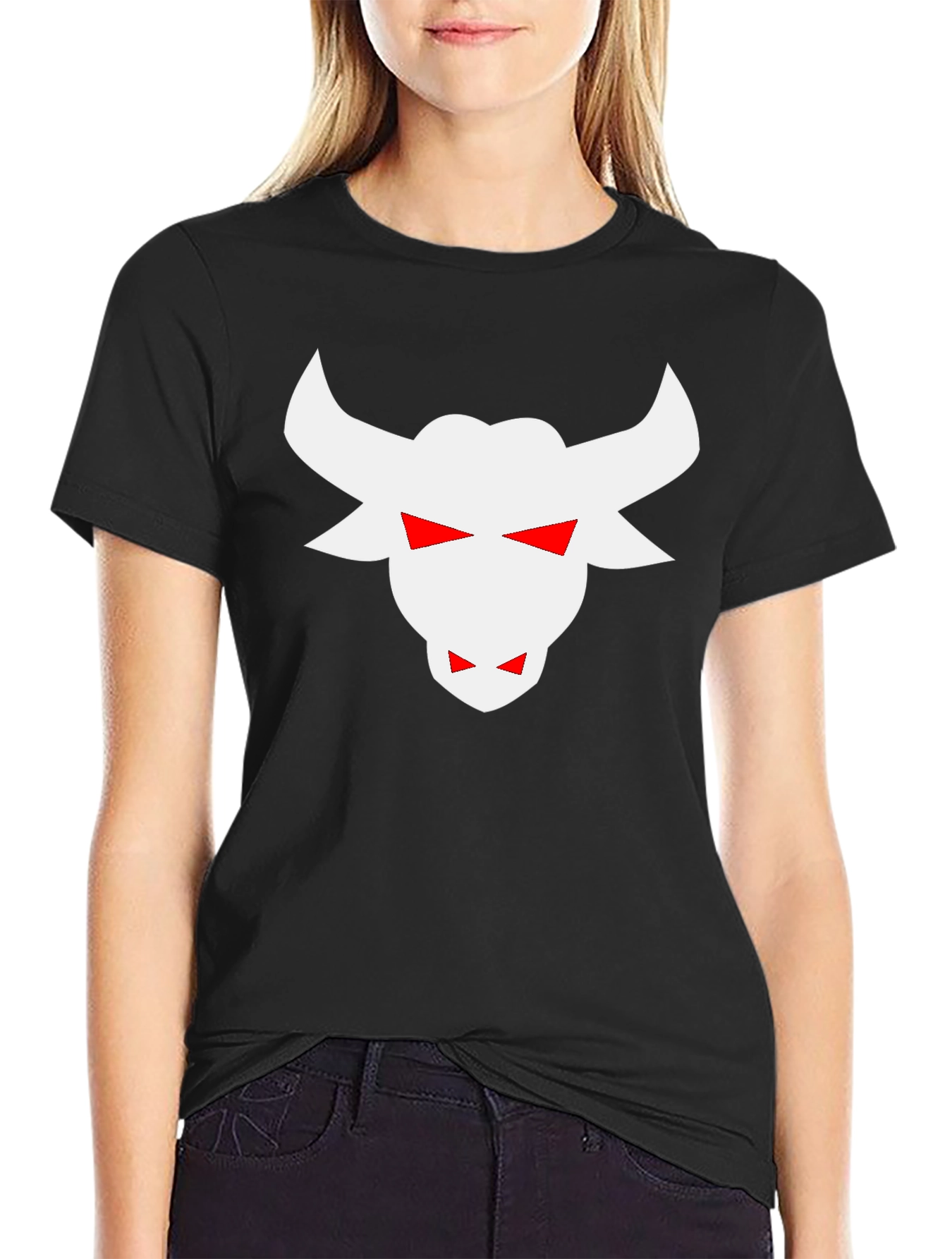 Black Bull Head Graphic Tee