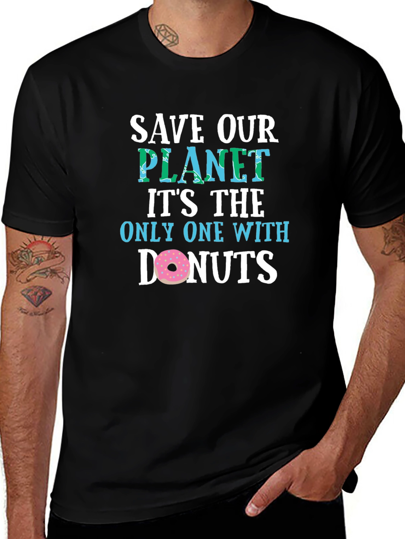 Save Our Planet Donuts T-Shirt