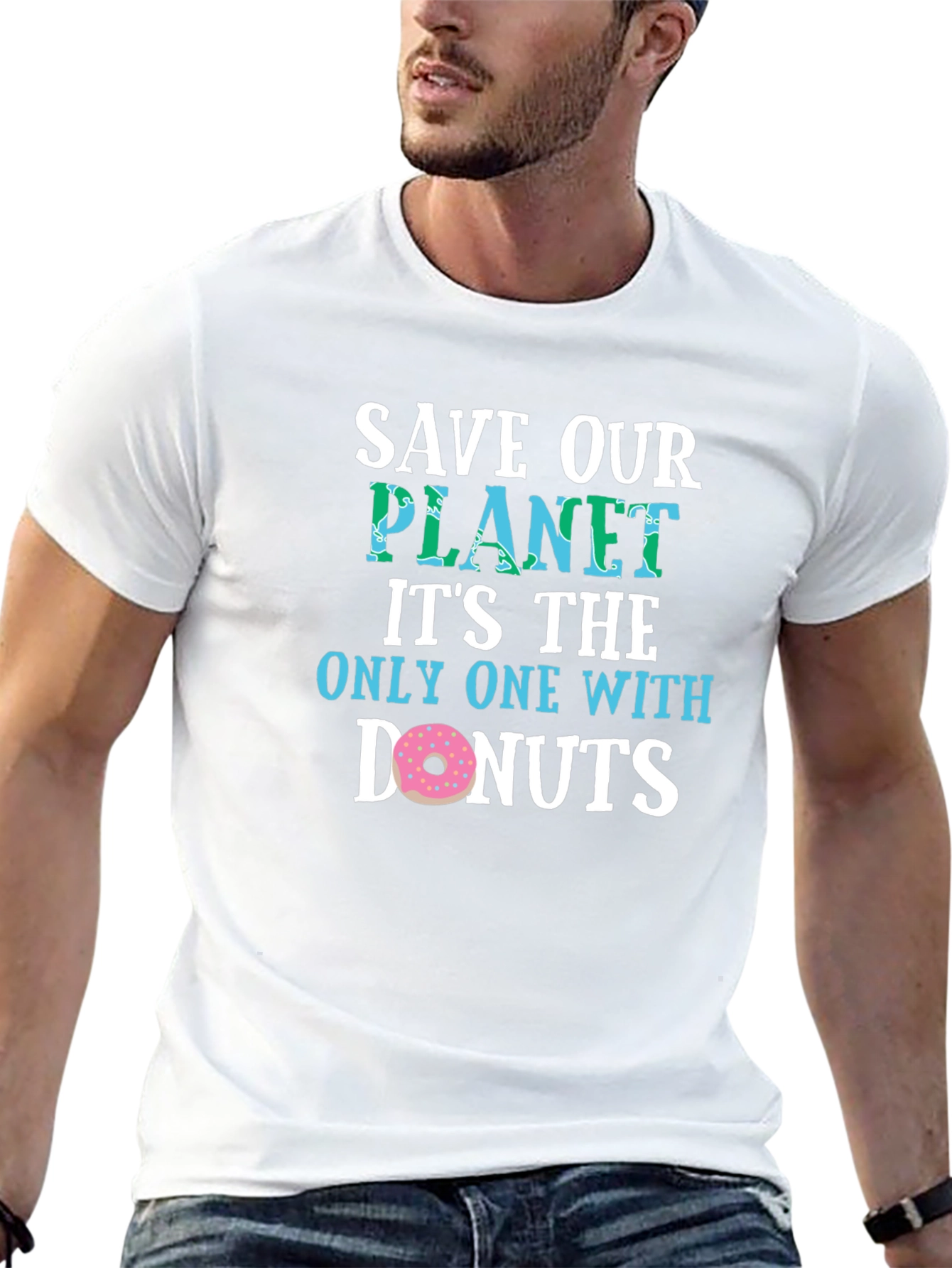 Save Our Planet Donuts T-Shirt