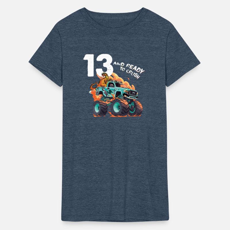 13 Year Old & Ready to Crush Monster Truck 13th