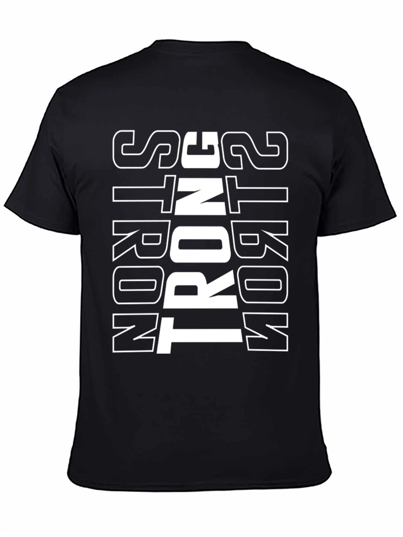 Strong T-Shirt - Black Cotton