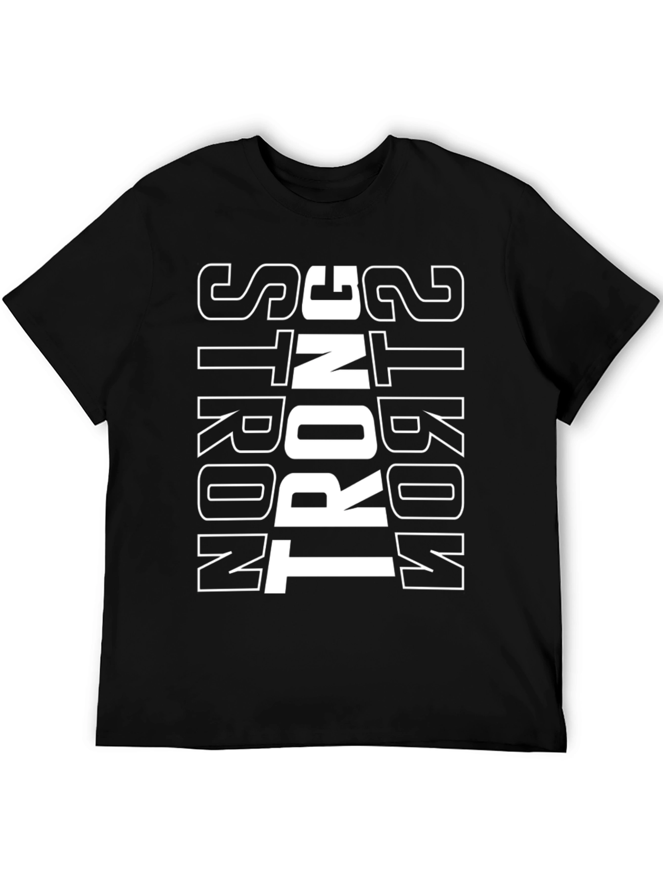 Strong T-Shirt - Black Cotton