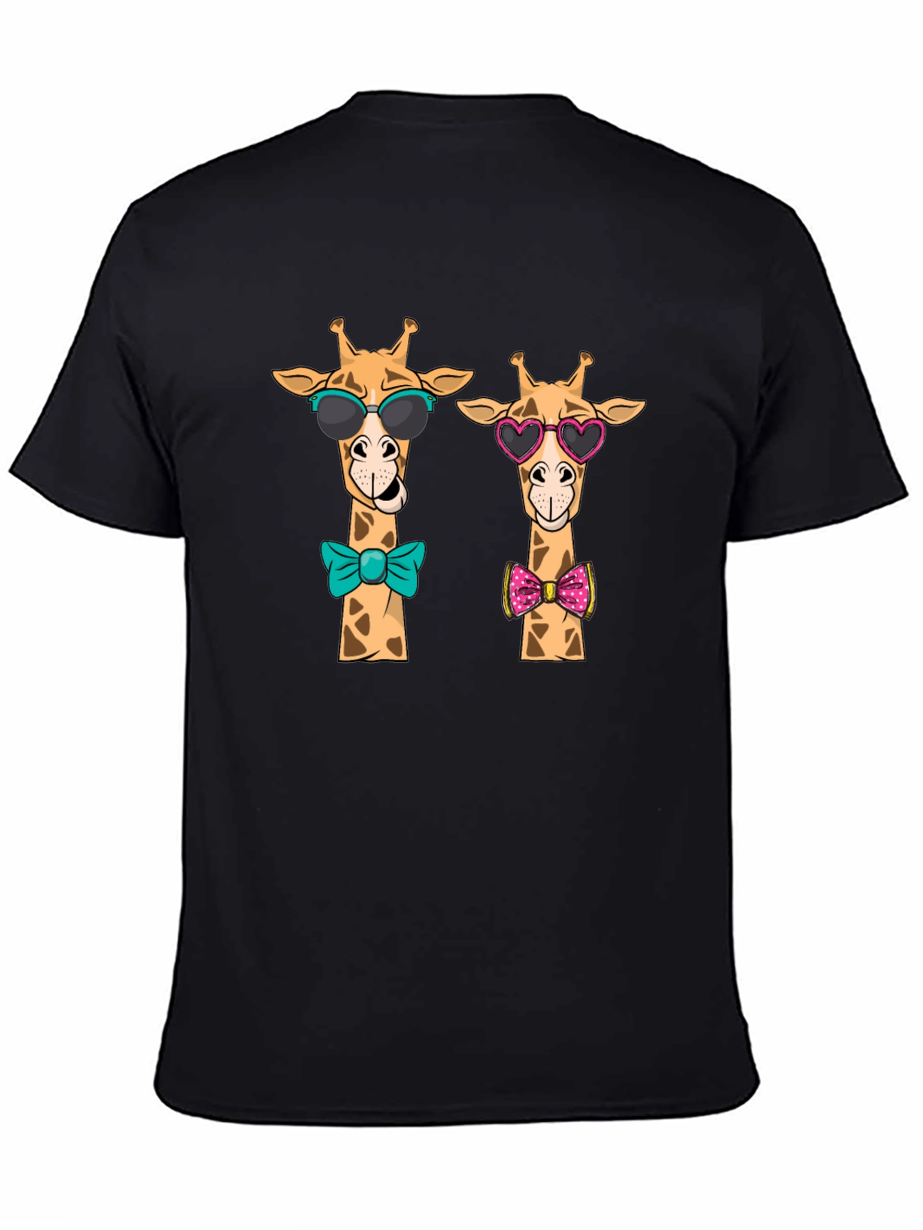 Giraffe Love Graphic Tee - Cute Cartoon Giraffe T-Shirt