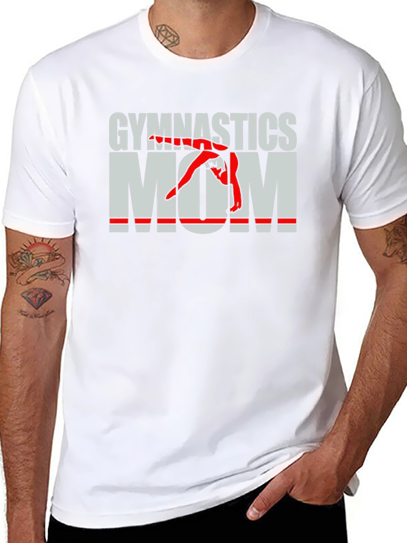 Gymnastics Mom Graphic T-Shirt